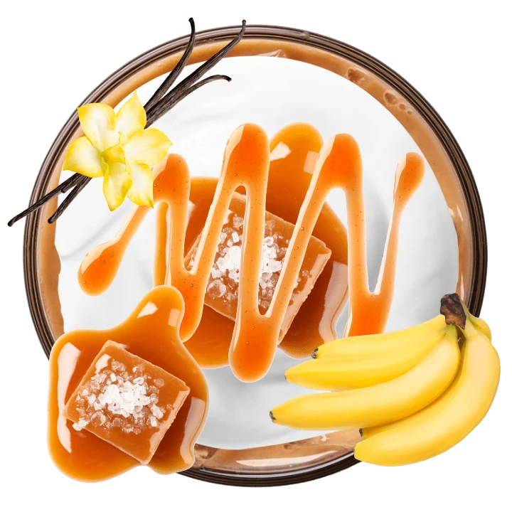 Banana Caramel Latte❄️