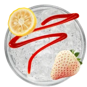 Sweet strawberry lemonade